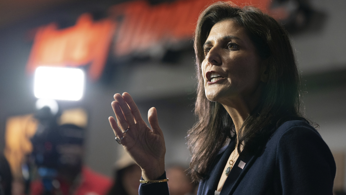 Haley has been pitting herself against Kamala Harris on the campaign trail : NPR