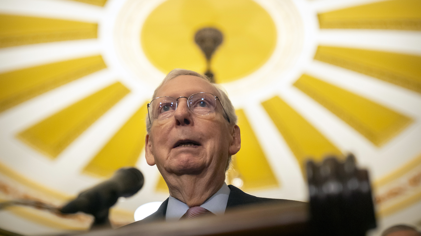 Mitch McConnell to step down as GOP Senate leader in November : NPR