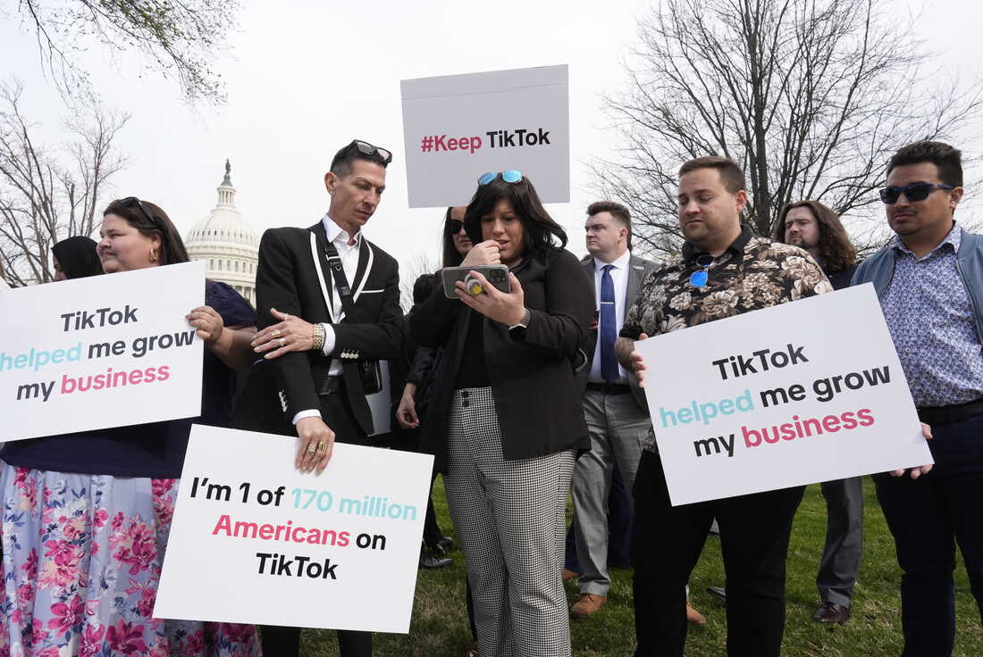 A TikTok ban bill was passed by the House. Here’s what that means for the app : NPR