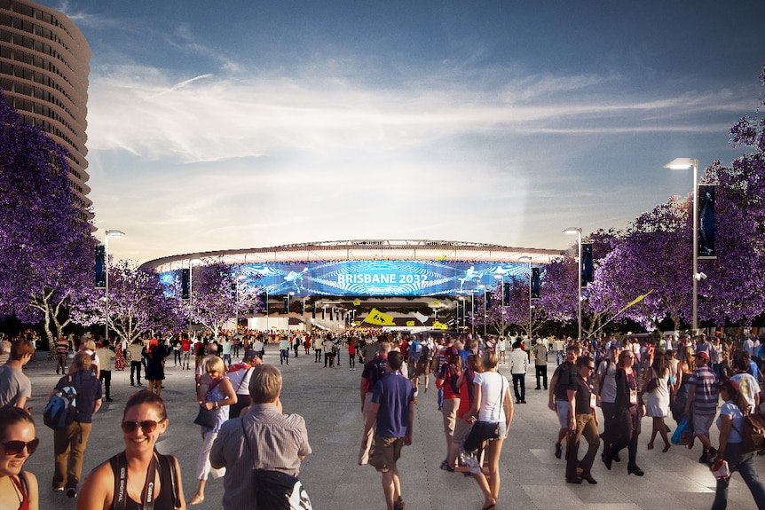 Olympic review calls for $2.7b Gabba rebuild to be scrapped for a $3.4b stadium at Victoria Park