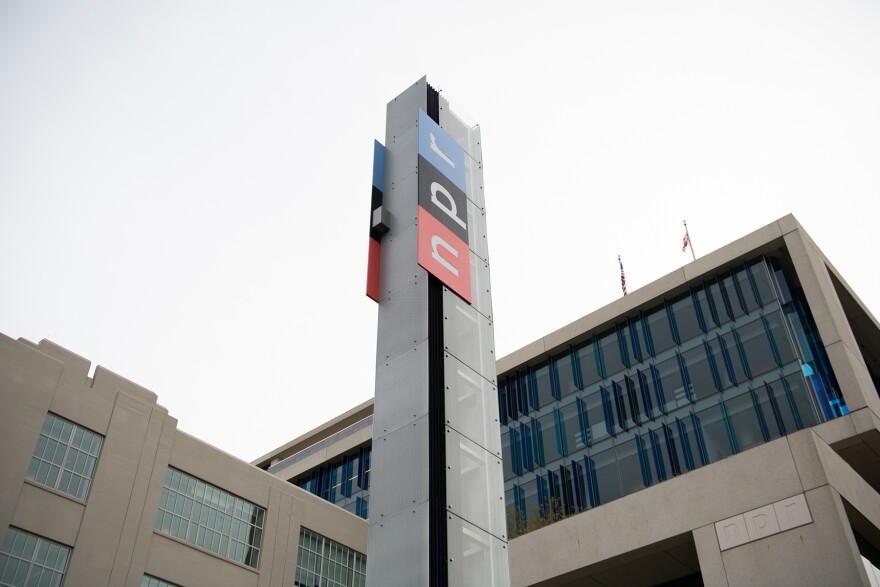 A general view of the National Public Radio (NPR) headquarters in Washington, D.C. on April 23, 2020 amid the Coronavirus pandemic. After extended negotiations over an additional $500 billion in stimulus funding in response to the ongoing COVID-19 outbreak, the U.S. Congress is set send another economic relief bill to President Trump to sign into law after a House vote later today.