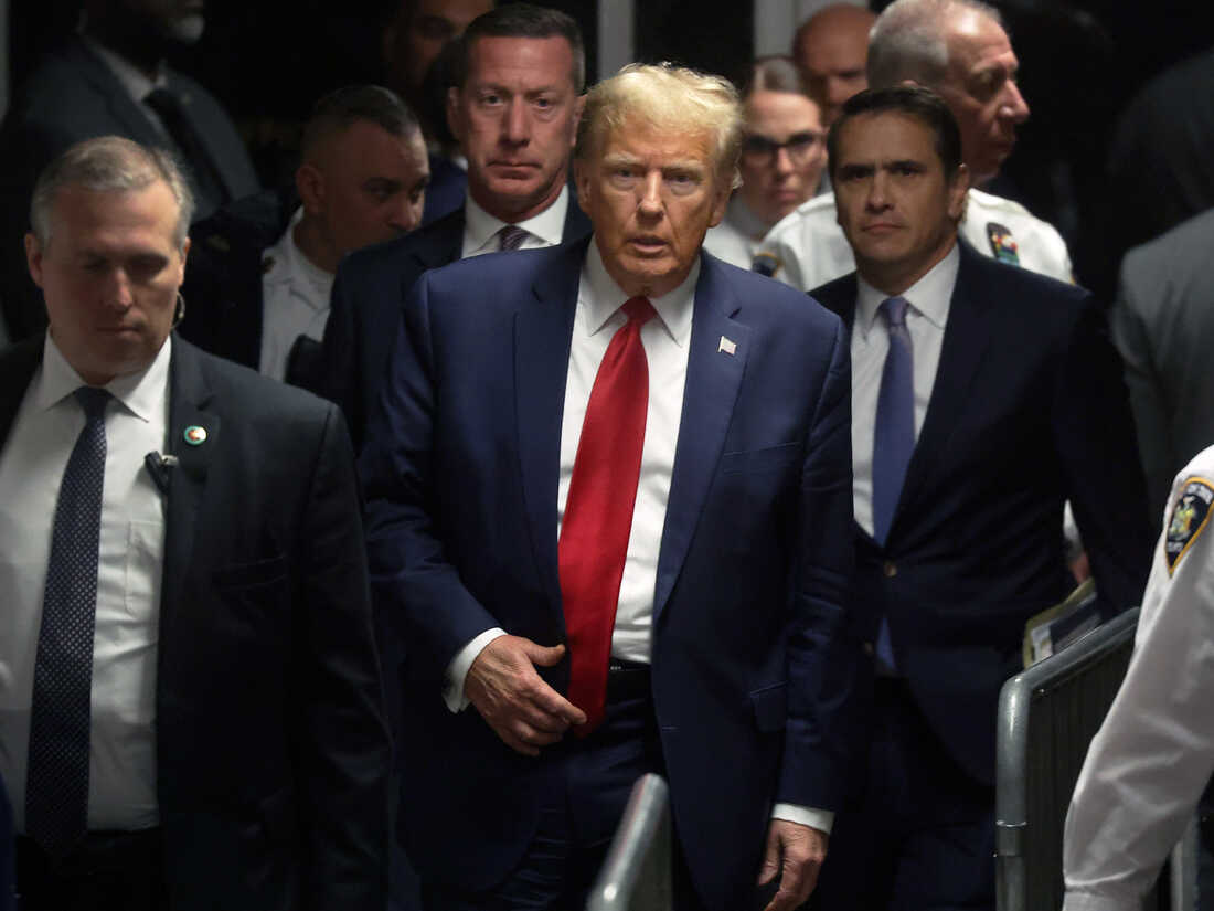 New York criminal trial against former President Donald Trump begins today : NPR